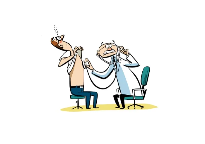 「答えを探す前に、問いを確かめる。」のイラスト